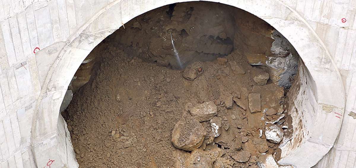 La tuneladora &ldquo;La Guaragua&rdquo; lleg&oacute; el 14 de agosto pasado al pozo de extracci&oacute;n ubicado en el interior del parque El Arbolito.