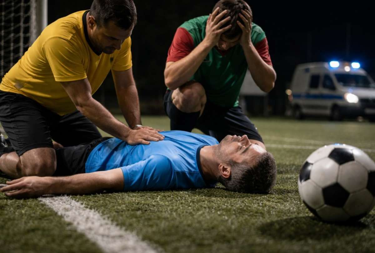 Un arquero falleci&oacute; tras recibir un pelotazo en el pecho