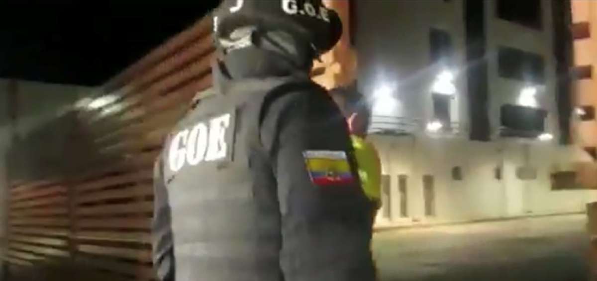Miembros del GOE participaron del operativo policial en Manab&iacute;.