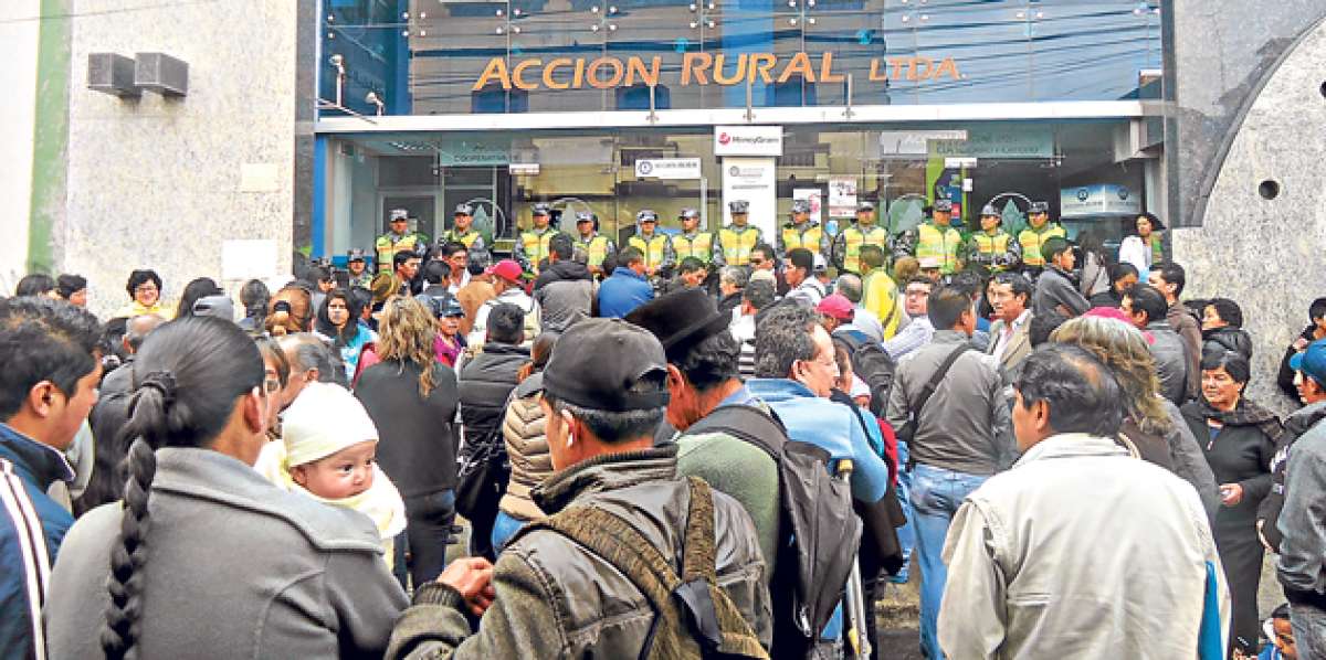 Los depositantes de Acci&oacute;n Rural recibir&aacute;n sus ahorros de forma programada a partir del 1 de septiembre. Foto:  Elizabeth Maggi/ El Tel&eacute;grafo