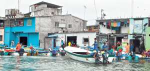 Los habitantes del barrio Venecia, en la provincia de El Oro, est&aacute;n dedicados a la pesca, el producto es comercializado en diferentes regiones del pa&iacute;s. Foto: Fabricio Cruz / El Tel&eacute;grafo