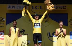 Chris Froome gan&oacute; virtualmente la 102&ordf; edici&oacute;n del Tour. Foto: AFP