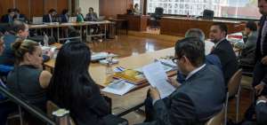 La audiencia se instal&oacute; en la Corte Nacional de Justicia. 