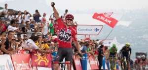 El brit&aacute;nico Chris Froome se encamina a ganar la Vuelta a Espa&ntilde;a
