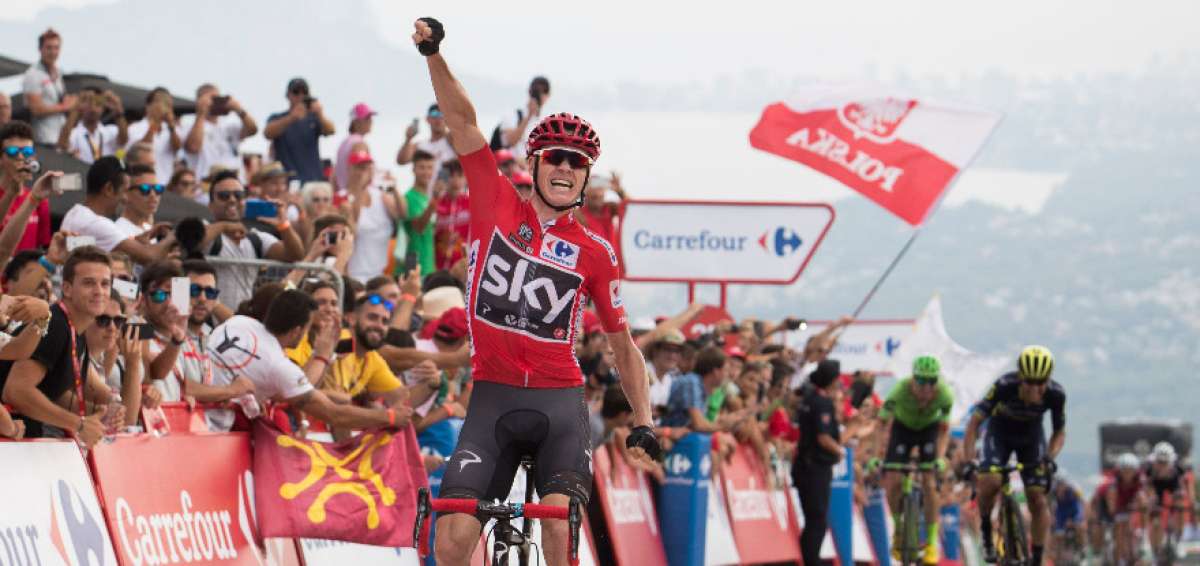 El brit&aacute;nico Chris Froome se encamina a ganar la Vuelta a Espa&ntilde;a