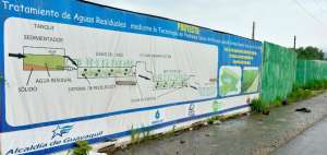 Las obras en la v&iacute;a Perimetral, a la altura de Tres Bocas, requirieron la tala de 6 hect&aacute;reas de manglar.