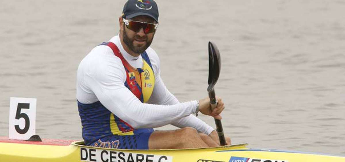 C&eacute;sar de Cesare pas&oacute; a la final de Canotaje Panamericano
