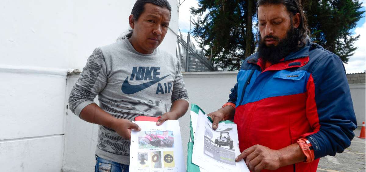 Un grupo de agricultores asegura que en 2012 compr&oacute; tractores al BNF (en liquidaci&oacute;n), pero no se cumplieron los acuerdos de asistencia t&eacute;cnica.