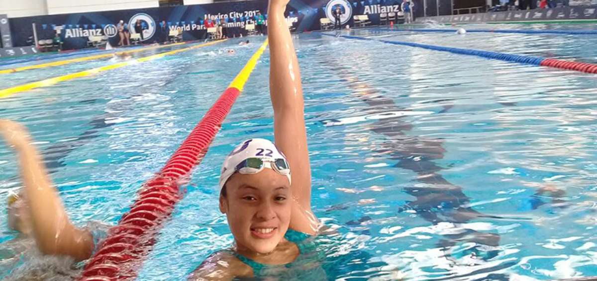 &rarr;Mar&iacute;a Bel&eacute;n Garc&iacute;a se entrena en Cuenca en la escuela de nataci&oacute;n de los Hermanos Enderica. Tambi&eacute;n estudia Cultura F&iacute;sica en la Salesiana.