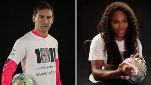 Lionel Messi y Serena Williams, juntos en campa&ntilde;a a favor de los ni&ntilde;os