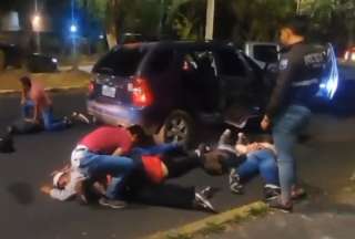 La Policía detuvo a seis sospechosos por la explosión del vehículo en Quito.