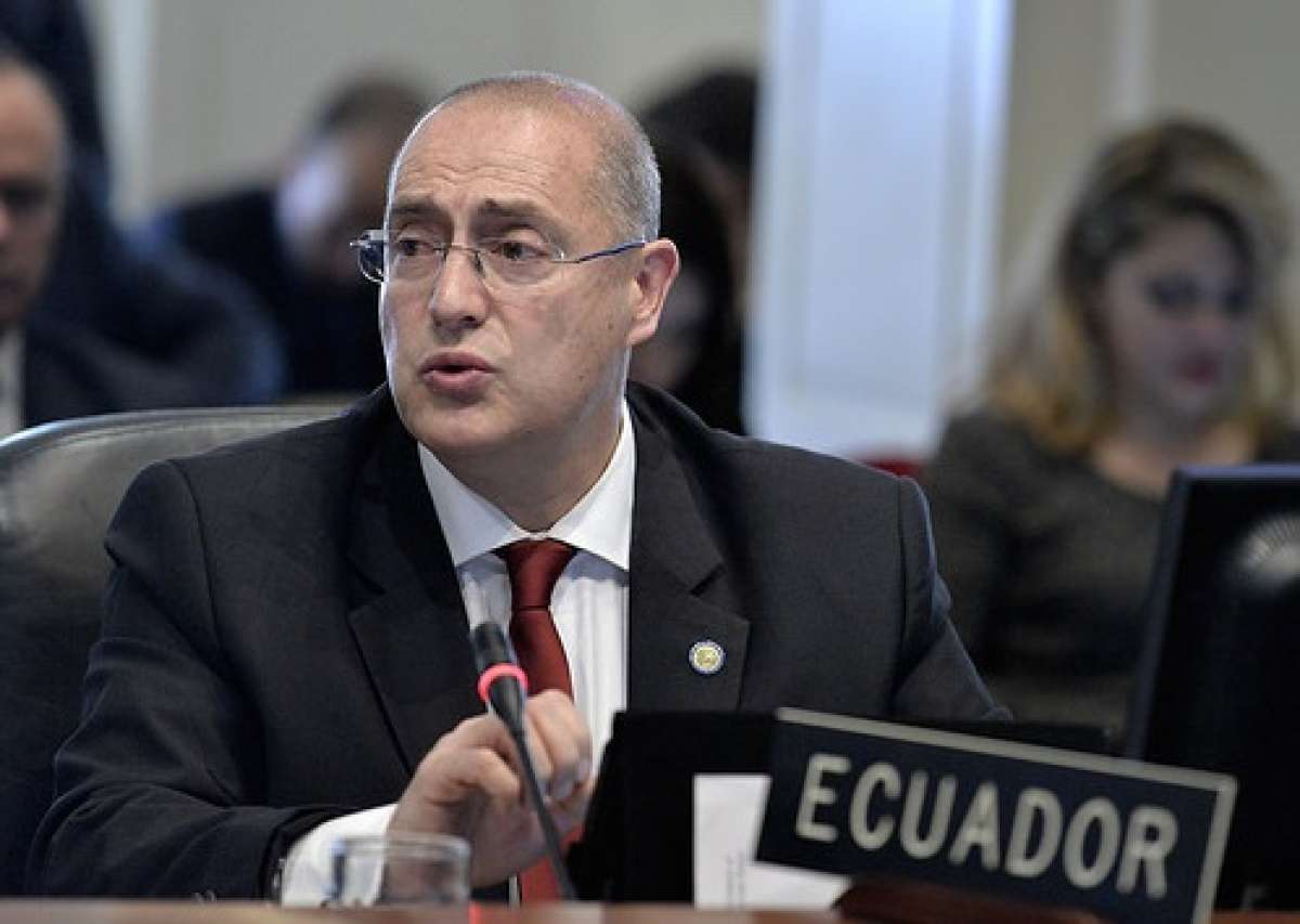 Marco Albuja, Embajador representante permanente del Ecuador ante la Organizaci&oacute;n de Estados Americanos. Foto: OEA