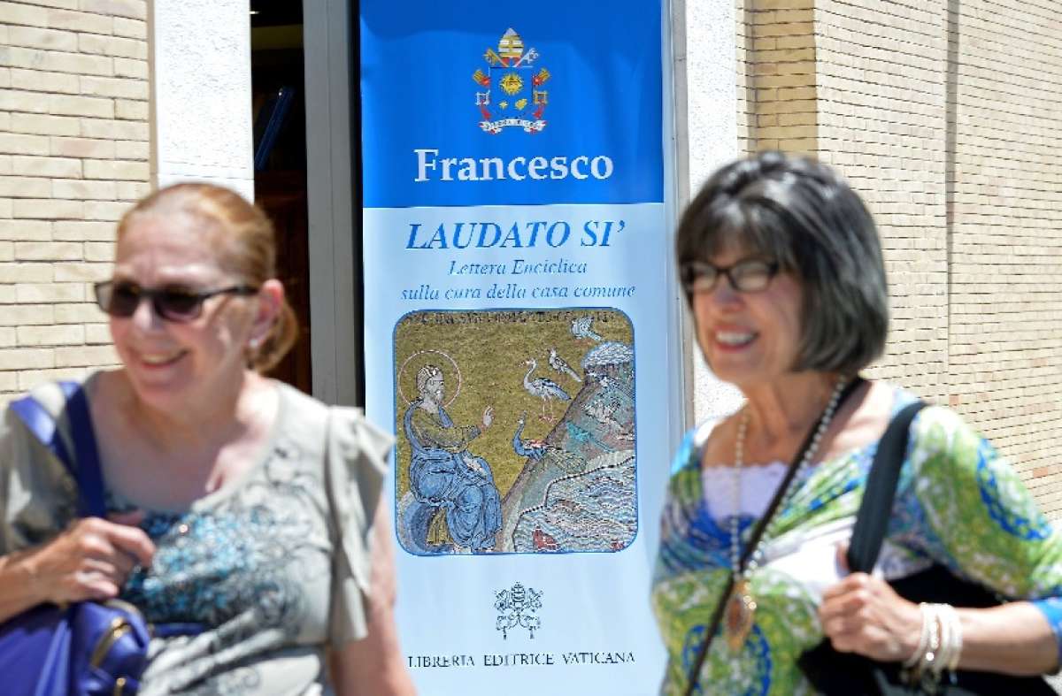 La enc&iacute;clica del papa Francisco fue presentada este jueves en el Vaticano. Foto: AFP 