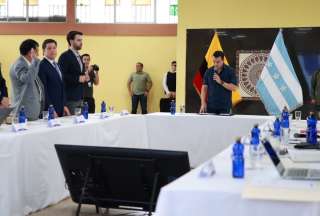 El presidente Noboa lideró la reunión del Cosepe. 