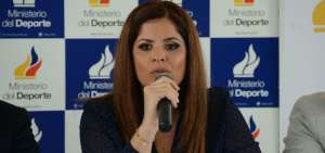 Andrea Sotomayor se ven&iacute;a desempe&ntilde;ando como ministra del Deporte. 
