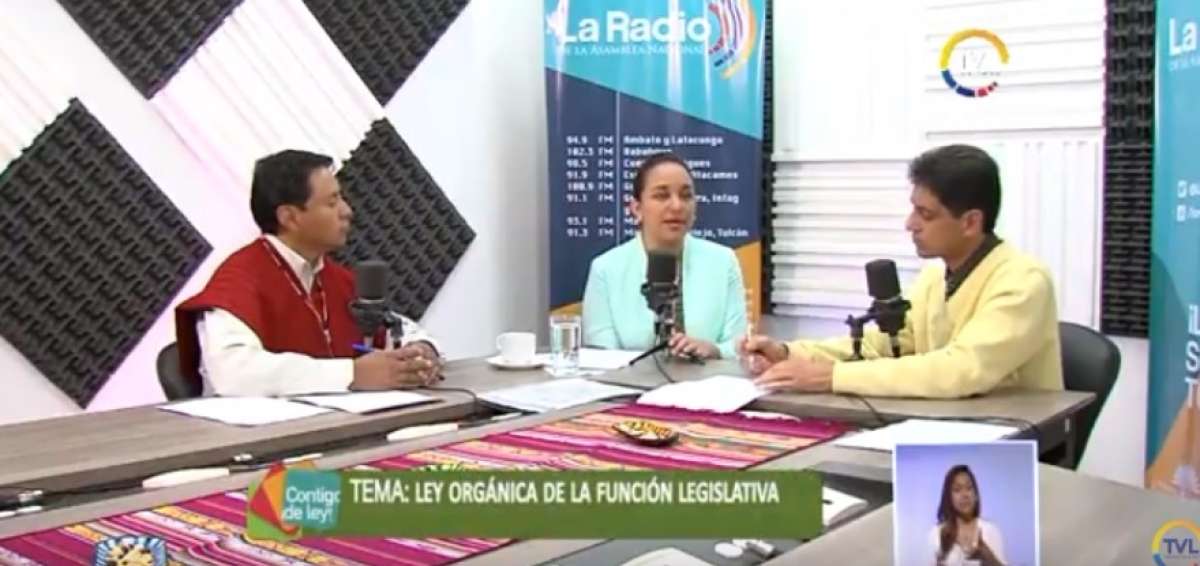 La Televisi&oacute;n Legislativa es un medio de comunicaci&oacute;n p&uacute;blico de car&aacute;cter oficial perteneciente a la Asamblea Nacional del Ecuador.