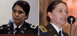 Dos mujeres ascendieron por primera vez al grado de general de polic&iacute;a