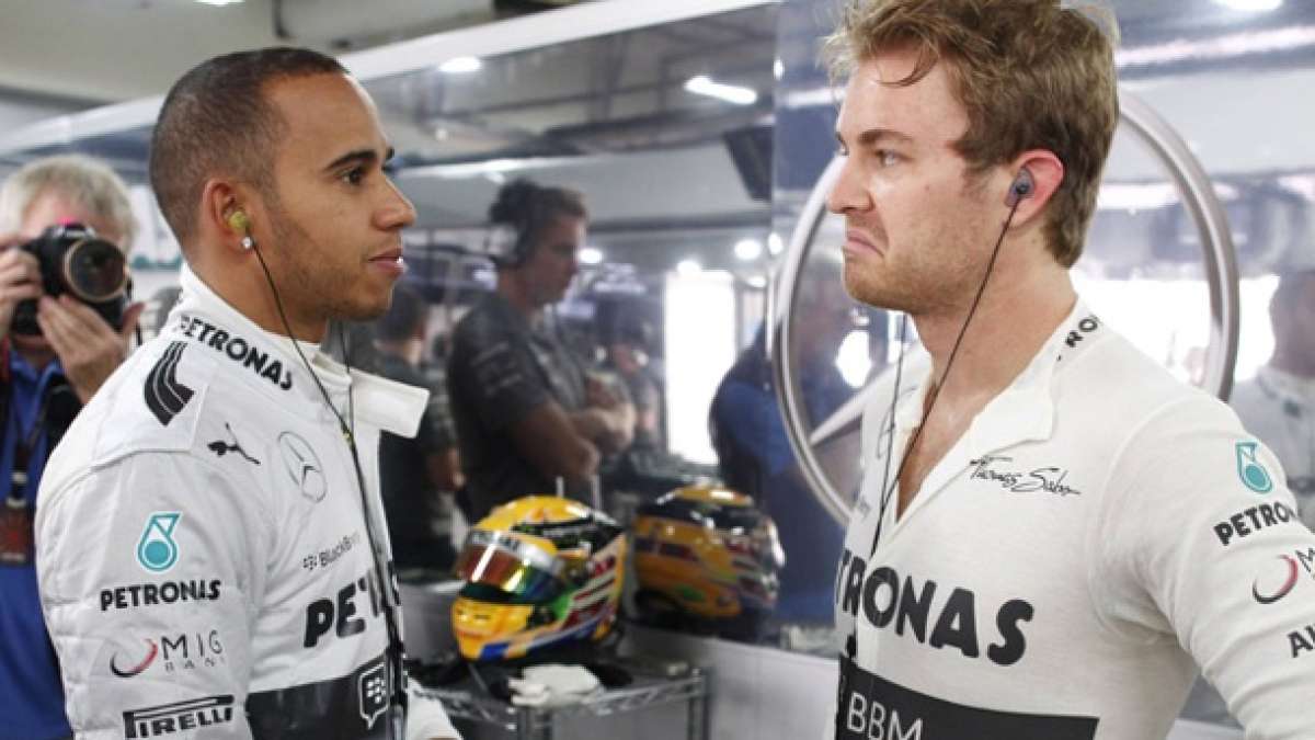 La escuder&iacute;a Mercedes vigilar&aacute; la rivalidad entre Hamilton y Rosberg