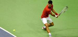 Novak Djokovic, gran estrella de los cuartos de final de la Copa Davis, derrot&oacute; en tres mangas (6-3, 6-4, 6-2) a Albert Ramos. 