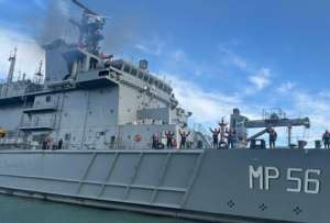 El buque llega tras una traves&iacute;a internacional de 62 d&iacute;as.