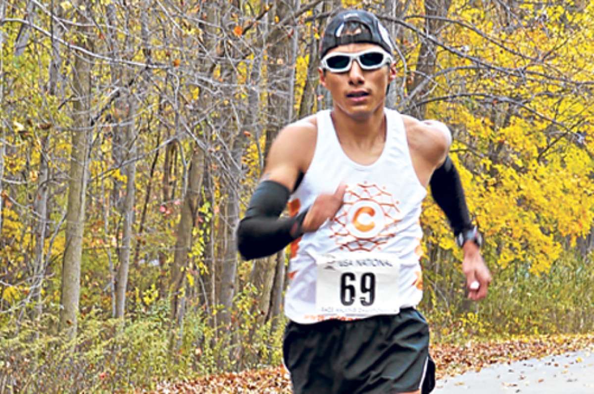Andr&eacute;s Chocho, que viene de ser vicecampe&oacute;n en los 50 km de Chihuahua, no tuvo problemas para adue&ntilde;arse del podio Grand Prix. Foto: Archivo / El Tel&eacute;grafo