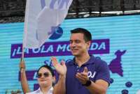 Daniel Noboa es candidato presidencial por la alianza ADN..