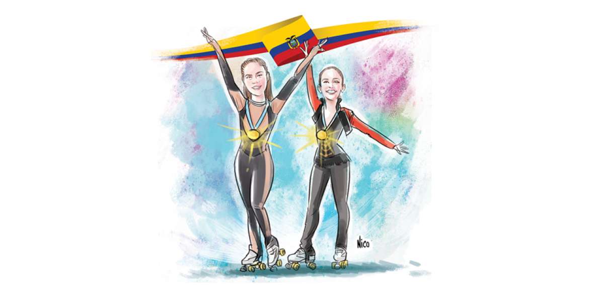 Samia y Kristin, campeonas sudamericanas