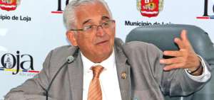Jos&eacute; Bol&iacute;var Castillo, alcalde de Loja.