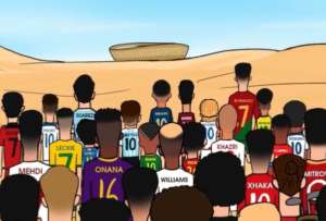 Comparten animación que muestra la llegada de los jugadores a Qatar