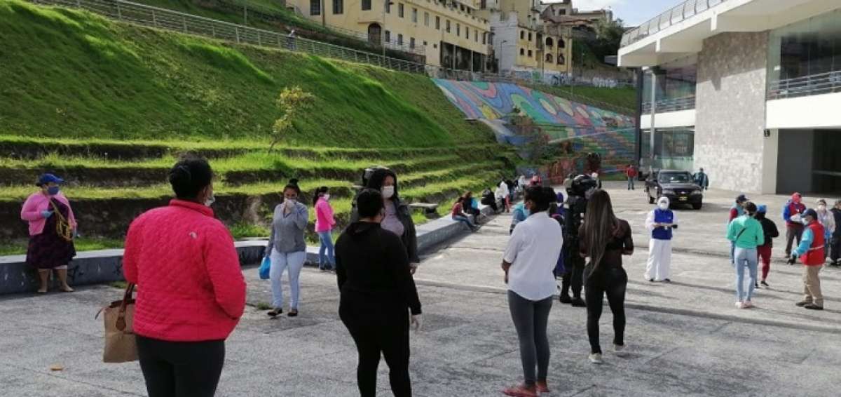 Trabajadoras sexuales recibieron ayuda humanitaria en Quito