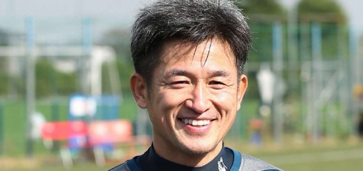 Miura, el primer jugador de m&aacute;s de 50 a&ntilde;os en marcar en la liga japonesa