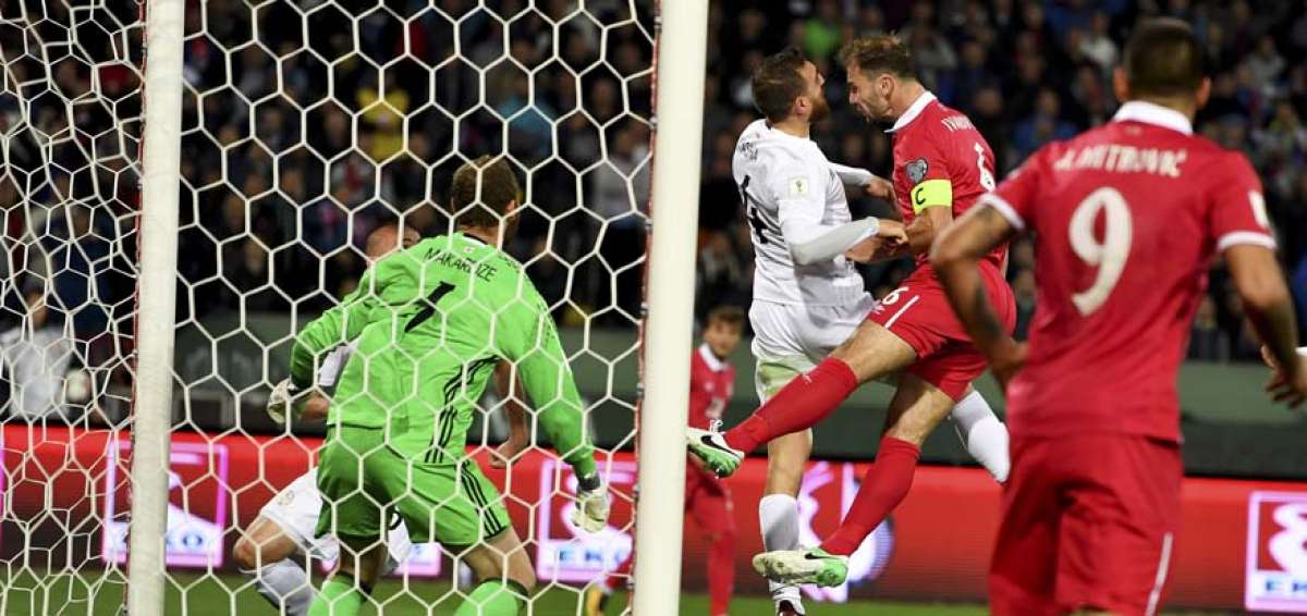 Serbia impone la l&oacute;gica ante Georgia y es nueva selecci&oacute;n mundialista