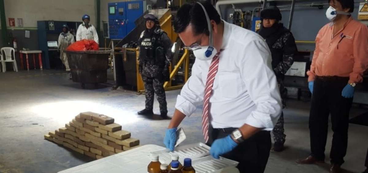 15 toneladas de droga fueron destruidas por la Seted en Guayaquil