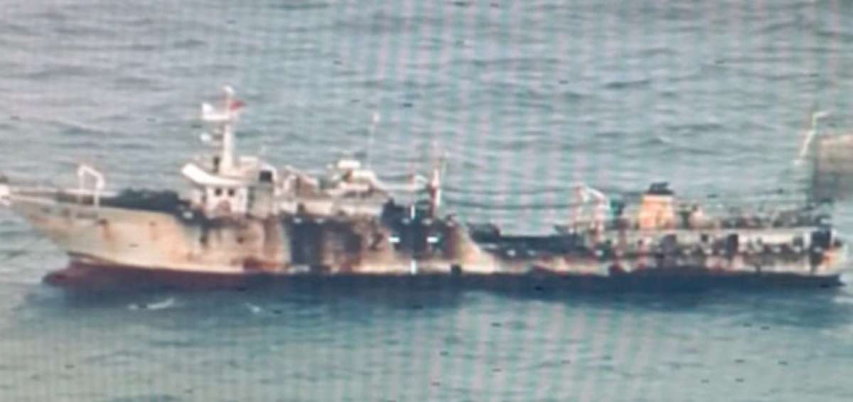 Cerca de 100 barcos chinos fueron identificados en el mar de Gal&aacute;pagos