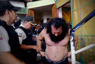 Alias &#039;Fito&#039; fuetrasladado a la cárcel La Roca, en Guayaquil.