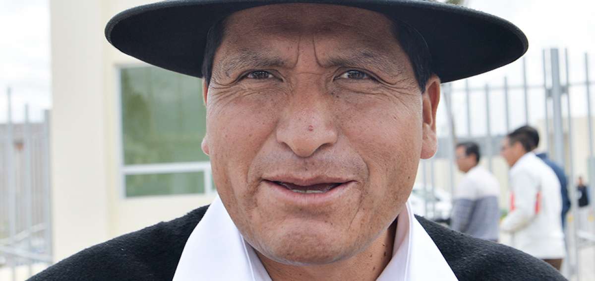 Manuel Caizabanda, alcalde de Pelileo.