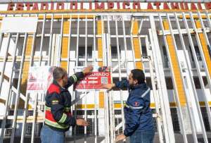 El estadio Atahualpa fue clausurado el domingo 9 de junio de 2025 por autoridades de la Agencia Metropolitana de Control (AMC).
