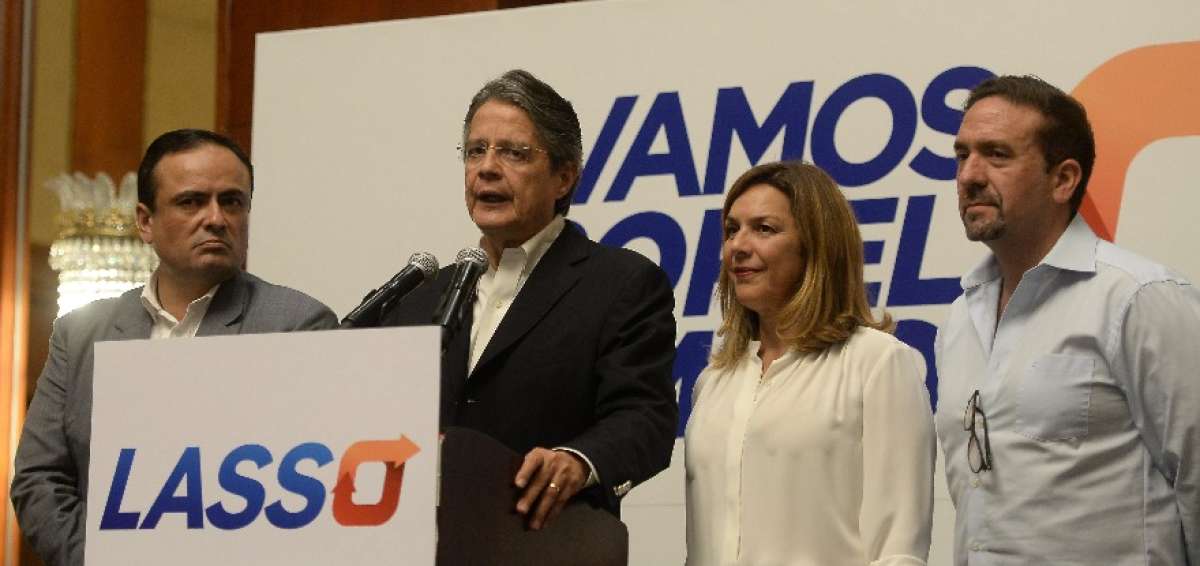Guillermo Lasso rechaza anuncio del CNE