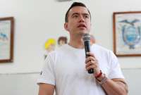 Presidente Noboa se pronuncia tras el avance del conteo de votos de la Consulta Popular y el Referéndum.