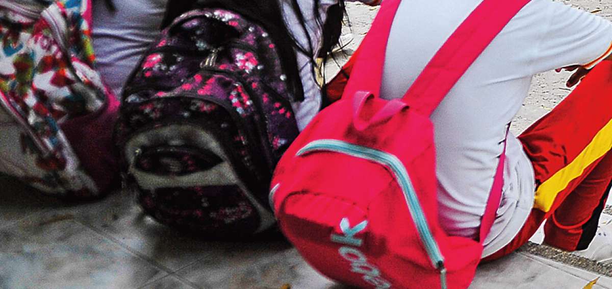 La carga de la mochila escolar ser&aacute; seg&uacute;n el peso del alumno