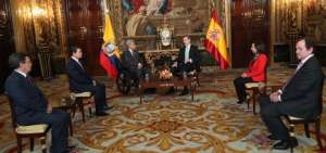 Len&iacute;n Moreno se reuni&oacute; con las m&aacute;ximas autoridades de Espa&ntilde;a