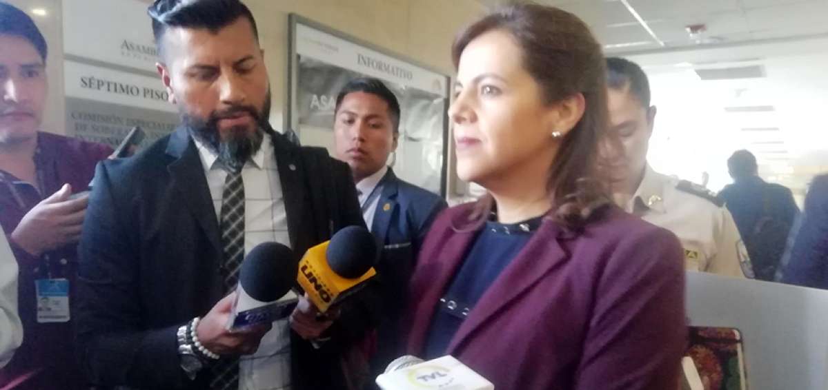 Mar&iacute;a Paula Roma, ministra del Interior.