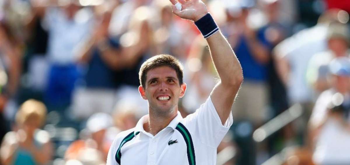 Delbonis una efectividad del 76% en el primer saque que fue clave para quedarse con el partido al final.