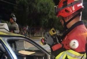 El accidente ocurrió en la avenida Galo Plaza Lasso y Capitán Rafael Ramos.