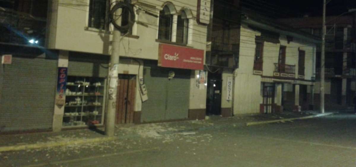 En la provincia de Bol&iacute;var se registraron da&ntilde;os materiales.