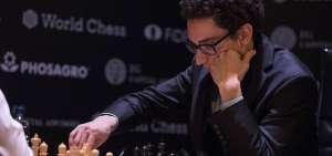 Caruana en la &uacute;ltima partida del torneo del Candidatos. En noviembre enfrentar&aacute; a Magnus Carlsen como retador al t&iacute;tulo mundial de ajedrez.