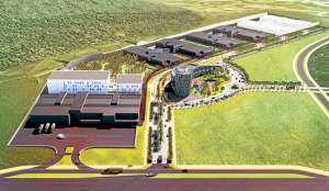 El complejo farmac&eacute;utico registra un primer avance con la remoci&oacute;n de tierras en Urcuqu&iacute; (Imbabura). El costo de la primera fase es de $ 4,5 millones. Foto: Cortes&iacute;a/ ENFARMA