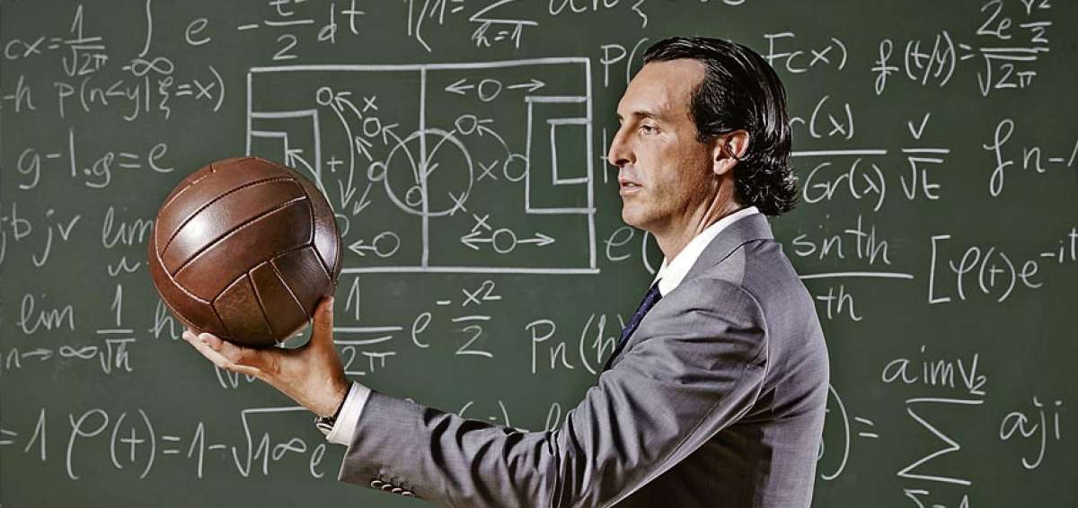 Esta foto da la bienvenida a los cibernautas que visitan la p&aacute;gina web oficial del adiestrador espa&ntilde;ol Unai Emery.