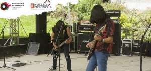 La banda Vientos de Poder inici&oacute; su presentaci&oacute;n pasadas las 10:00