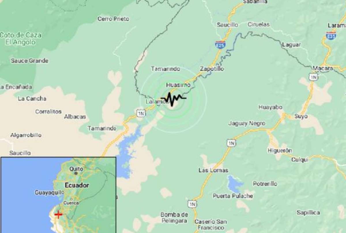 Un sismo de 4.0 grados se presentó en la frontera entre Ecuador y Perú.